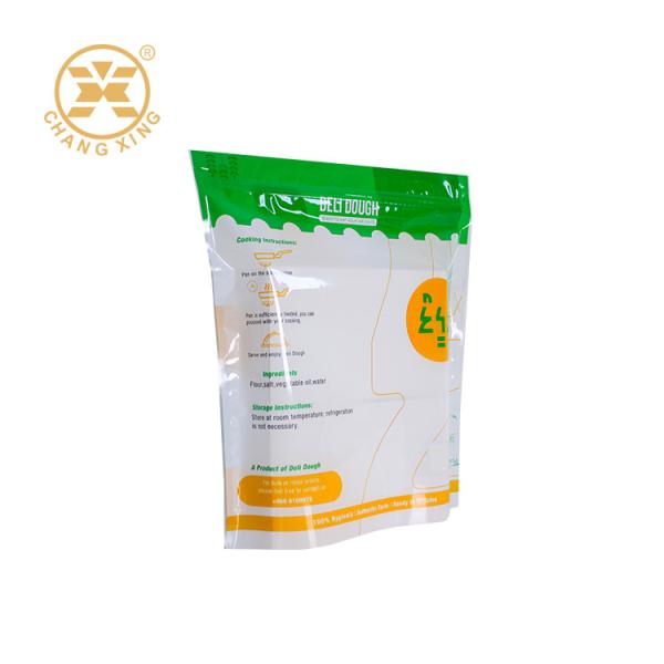 Saco de embalagem de plástico de fecho de fecho Matte Desaparecido para alimentos cozidos