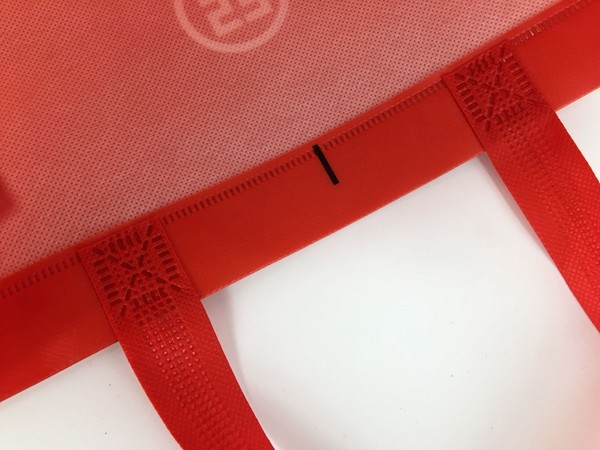 Manufacturer custom logo color printing non woven bags with handle/100gsm