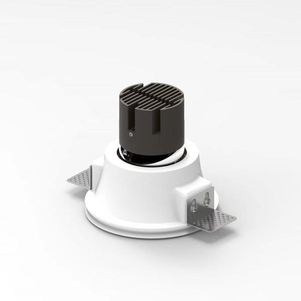 Plaster Anti Glare LED Downlights , AC85V-265V square cob light 2700K