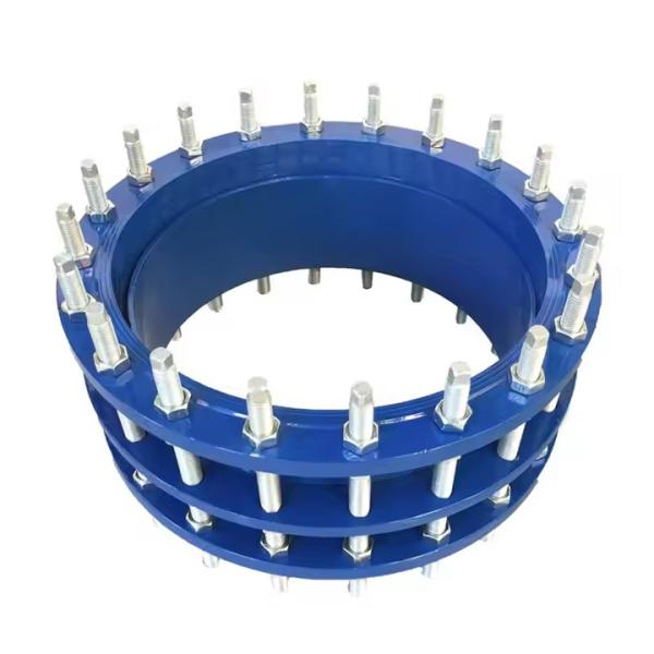 40 48 Inch PN16 Carbon Steel Material Dismantling Joint Double Flange Telescopic Tube Metal Expansion