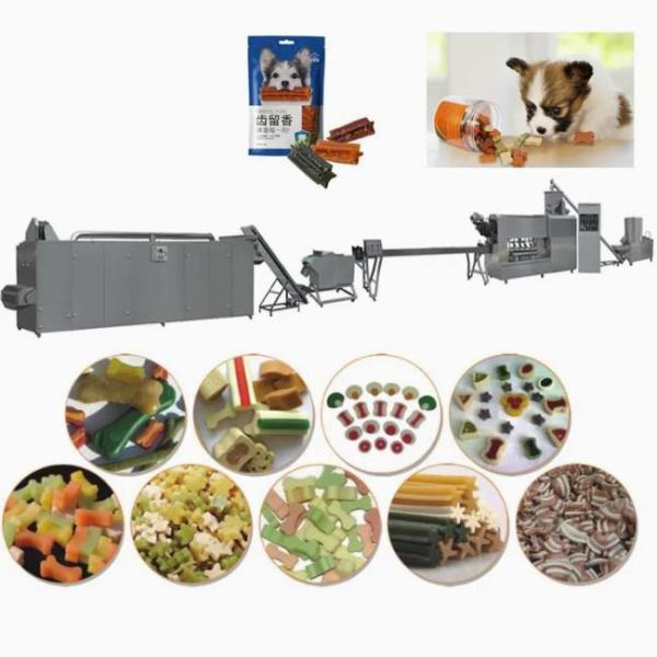Peanut Butter Flavor Natural Sticks Dog Food Extruder Dental Treats Making Machine