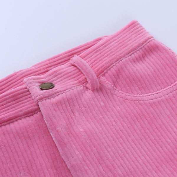 Winter Thickened Ladies Casual Pants Showing Buttocks Big Hole Women Corduroy Pants