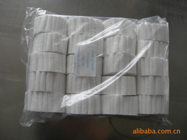 Disposable Dental Cotton Roll , Surgical Sterile Absorbent Cotton Roll