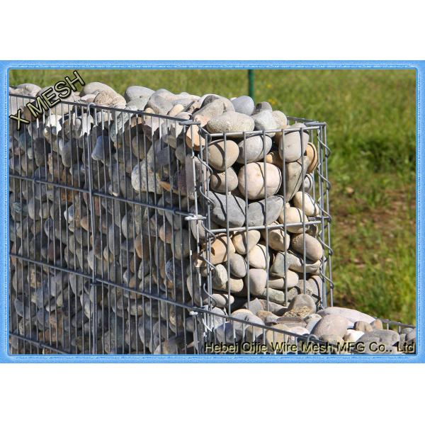 5 мм Проволочный калибр Сварные корзины Gabion Silver Galfan для архитектурной облицовки