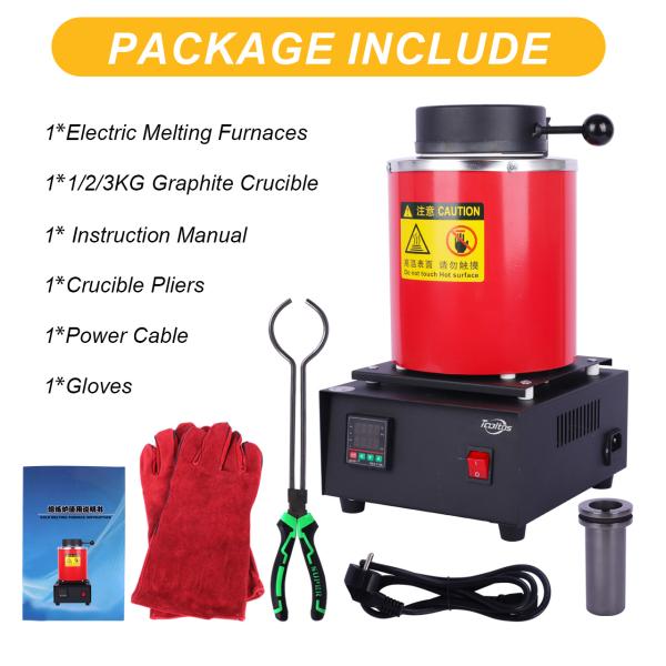 Tooltos Digital Automatic Gold Melting Furnace Jewelry Machine