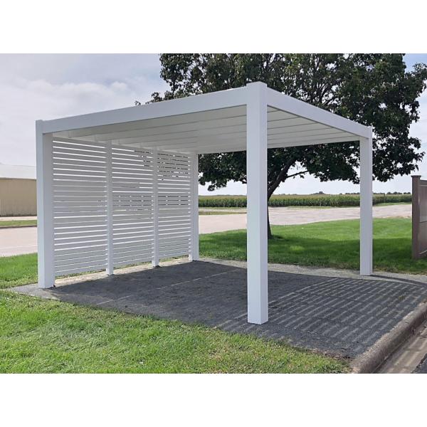 Modern Motorized Waterproof Aluminum Louvered Pergola