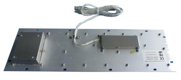 Teclado industrial à prova de explosões com Touchpad