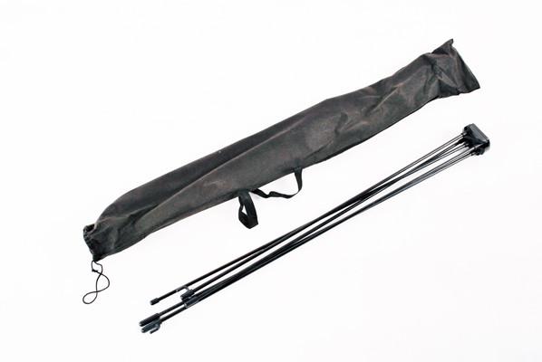 Adjustable Roll Up Poster Stand , Aluminum Frame Trade Show Displays