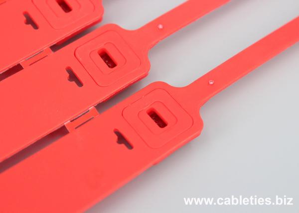 Elongated 90*23mm size tag Tamper-Evident Seals Trailer Seals Truck Seal custom Indicative Seals