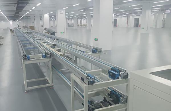 Flexible Double Speed Chain Assembly Line for gas water heater for CARST
