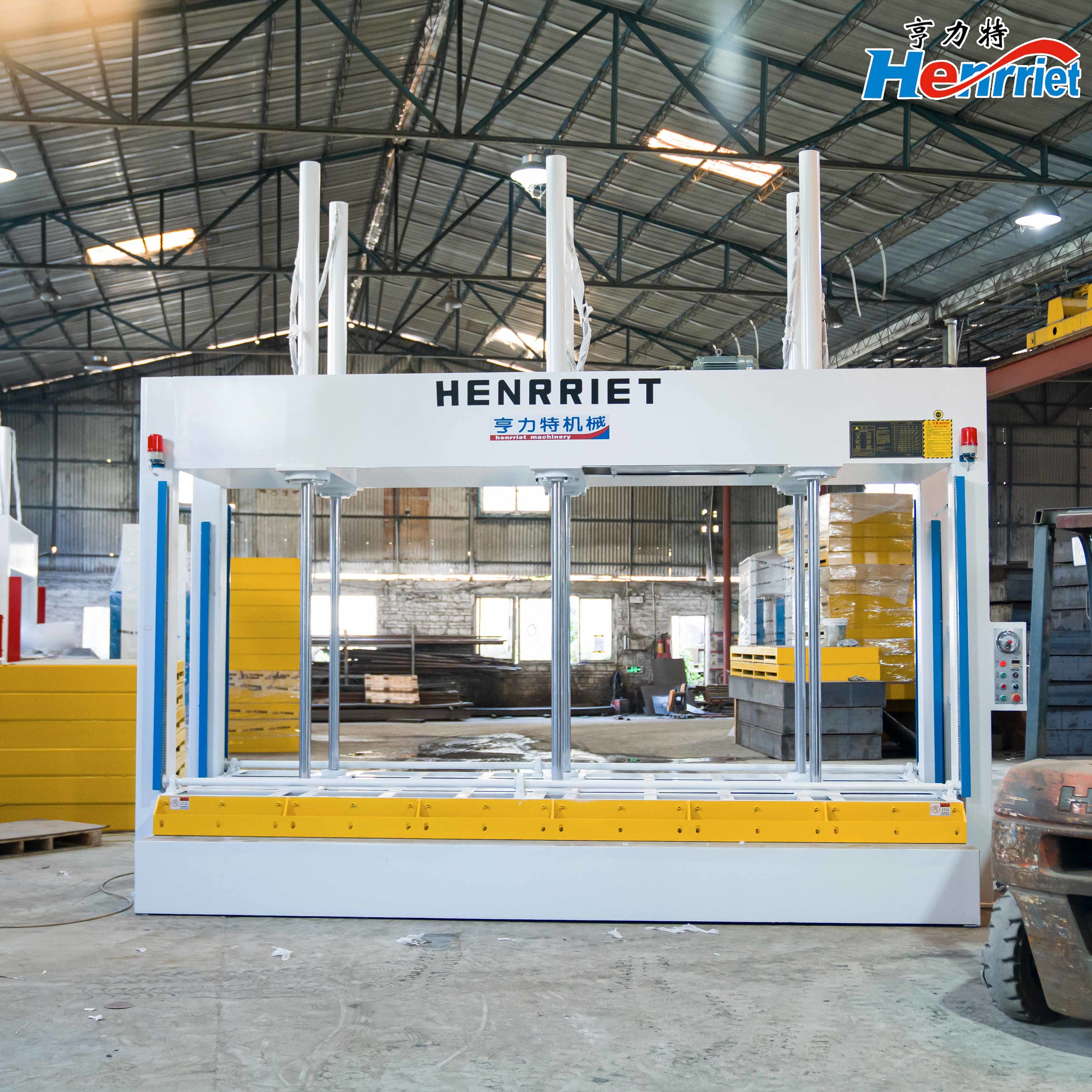 Double-Row 6-Cylinder 50T Hydraulic Cold Press with 4000*2000mm Work Platen for Sandwich Panel Pressing