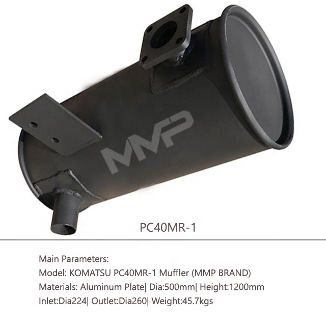 Loader Excavator Muffler Engine Muffler Spare Part Sound Absorbing Fiber Glass Filament