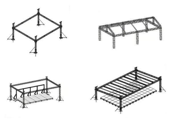 High-Quality Aluminum Stage Roof Truss DJ Truss System For Events