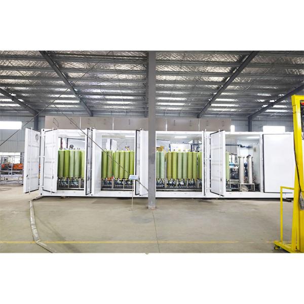 Equipamento de tratamento de água de dois estágios DTRO Tipo de prato de osmose reversa Filtrar Alta sal Ultrafiltração Integração