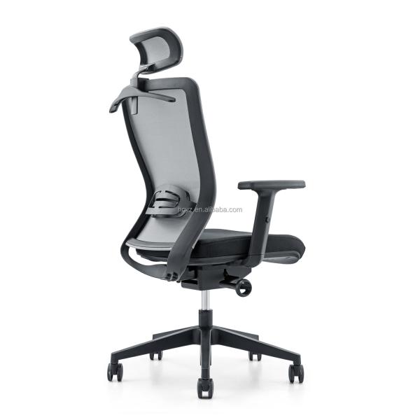 Office Computer High Back Executive Chair with Mesh Fabric and Stainless Steel Frame