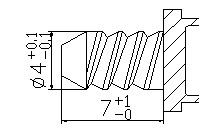 High and Low Temperature Resistant PBT Spark Plug Resistor for Auto Engine