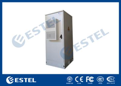 Anticorrosive RAL 7035 Outdoor Battery Cabinet Eight Layer One front door