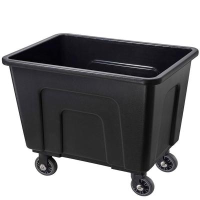 Bathroom, Hotel Trolley, Apartment, Hospital, School, Laundry Storage, Laundry Trolley Housekeeping Cart Plastic Laundry Cart Linen Trolley Bulk Laundry Truck Basket