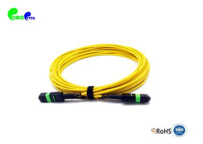 fêmea da elite MTP de 1m do cabo fêmea LSZH da manutenção programada do cabo do tronco de MTP ao tipo amarelo cabo do remendo da fibra ótica de B