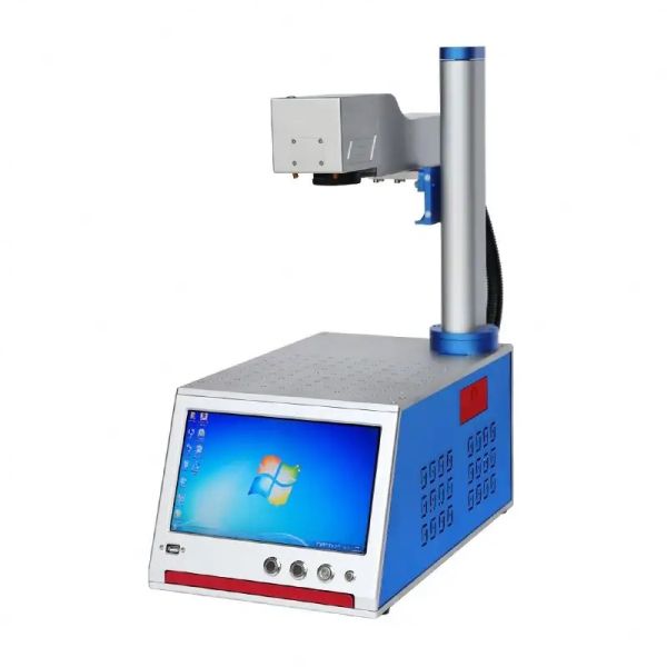 Portable Small 20w 30w 50w Fiber Laser Marking Machine RAYCUS Cnc Desktop