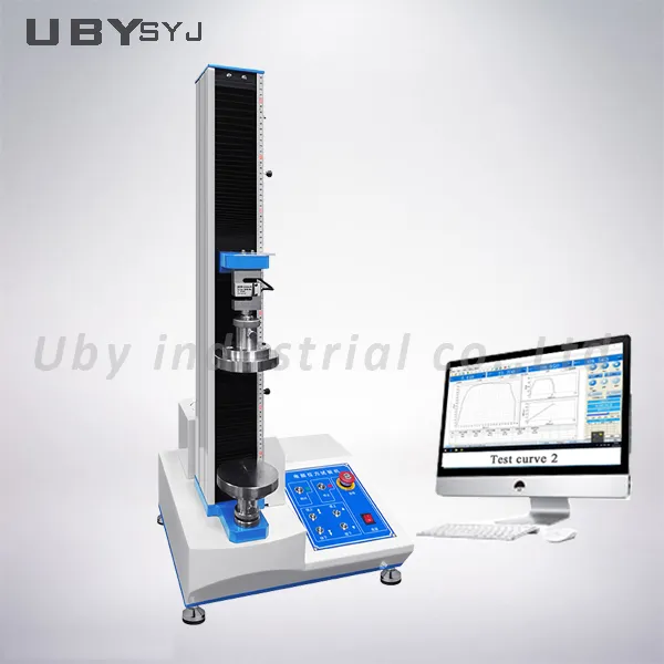 Single Column Economical Basic Tensile Strength Tester With Manual Load Adjustment