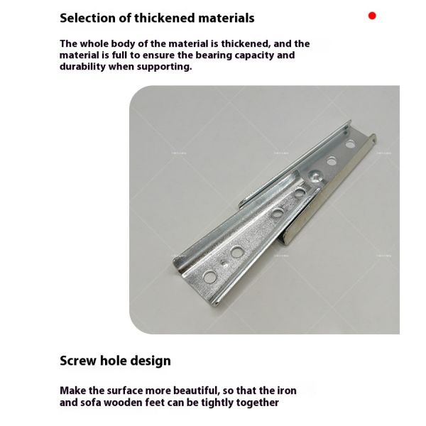 120mm Conical Furniture Connector Sofa Connector Sofa Connection Hardware Galvanized Bed Connector