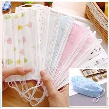 Antivirus  Disposable Non Woven Face Mask Hypoallergenic Without Air Valve