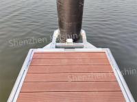 Docks flottants et Marine Floating Bridge Pontoon commerciaux de flottement de guide de pile de plate-forme d'île