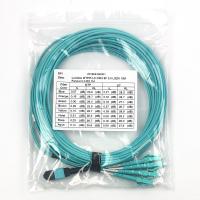 Fibre OM3 optique OM4 MTP MPO au câble 8F 12F 24F 3.0mm LSZH d'évasion de LC