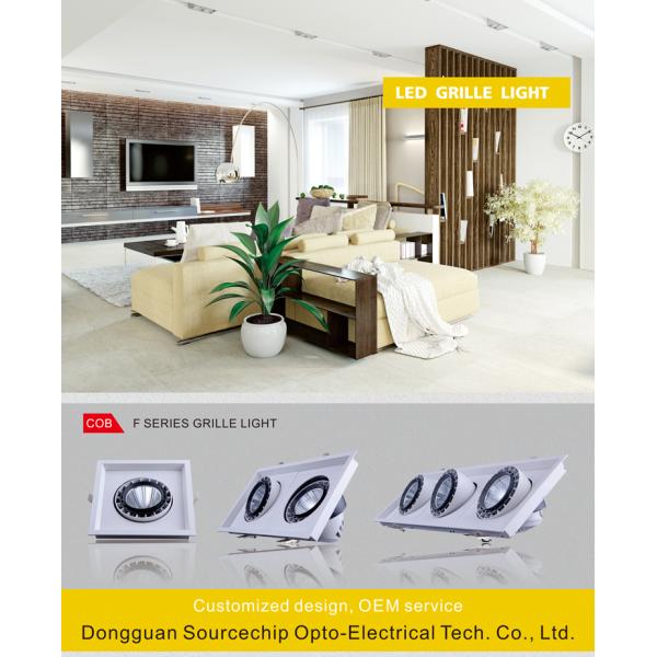 350*120 LED grille panel light 50w wholesale