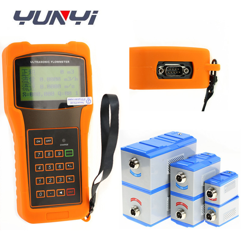 Handheld ультразвуковой выход измерителя прокачки 100mm RS232 ОКТЯБРЬ воды