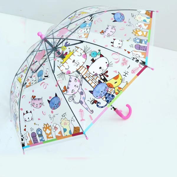 Semi-automatic Astronaut Printing Kids Umbrella Custom Children Umbrella for Kids POE