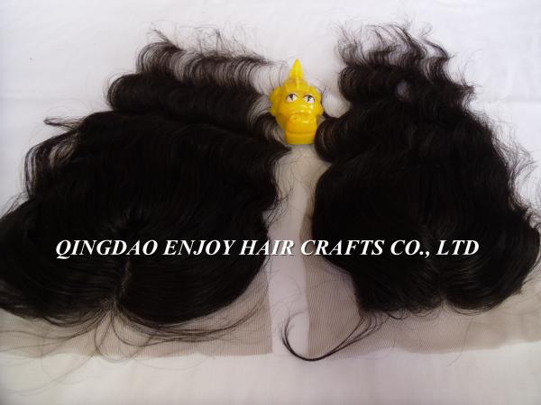 Lace top closure 4''x4'' ,malaysian virgin hair natural color loose wave 10''-24''length