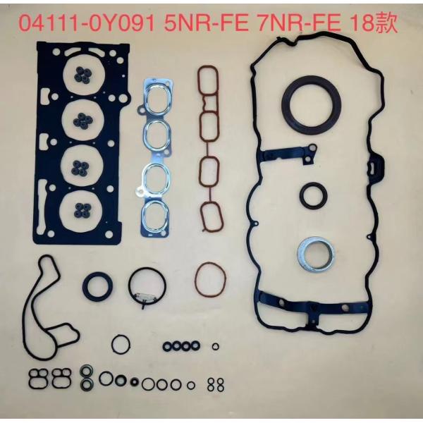 Car Auto Engine Spare Parts Engine Overhaul Gasket Set for Toyota Yaris OEM 04111-0Y091