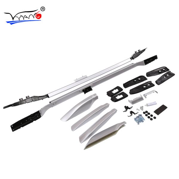 Durable C049 Car Roof Rack Rails For Toyota Prado 2010 - 2019 Silver / Black / White Color