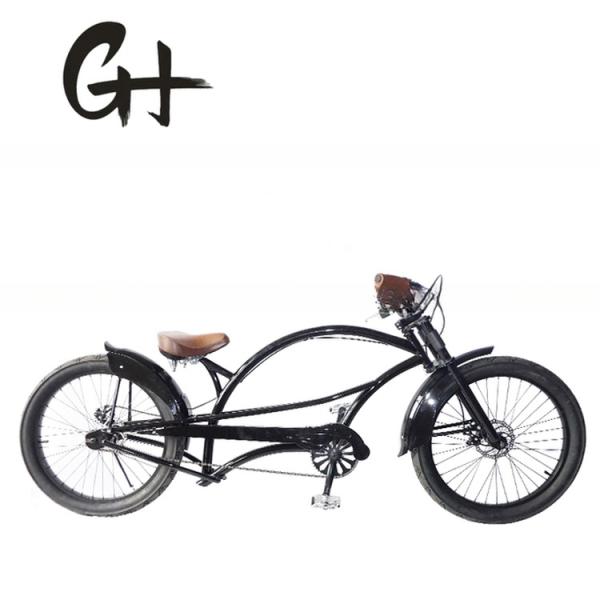 2.2m Long Frame Beach Cruiser Chopper Bicycle with 24