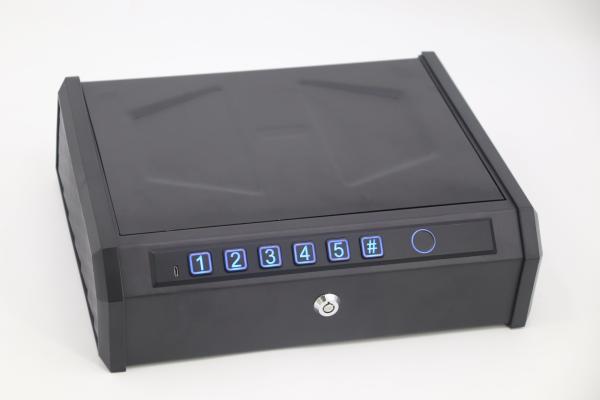 Multiple Handguns Biometric Fingerprint Quick-Access Safe with Electronic Password