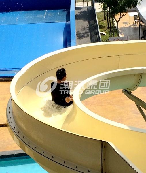 Glissières d'eau de spirale de l'attache FRP d'acier inoxydable pour le parc aquatique extérieur géant