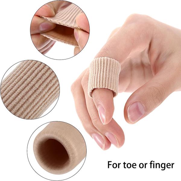 Silicone Gel Toe Tube Cushion Non-toxic Corn Protection for Fingers and Toes Sleeves