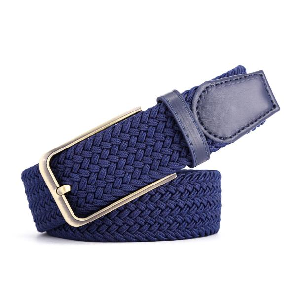 240pcs Ladies Wide Elastic Belts 3.5cm Mens Braided Belts For Jeans