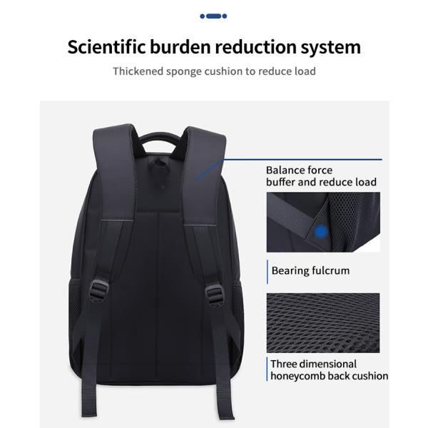 Vente directe d'usine logo personnalisé durable avec USB Sac scolaire Voyage Sac à dos d'entreprise