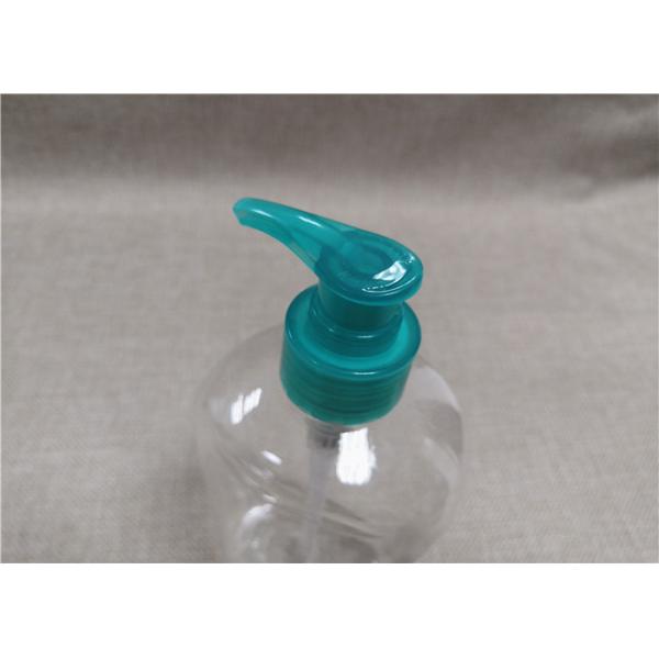Bathroom Lotion Pump Dispenser 2 . 0CC Dosage Output Transparent / Blue Color