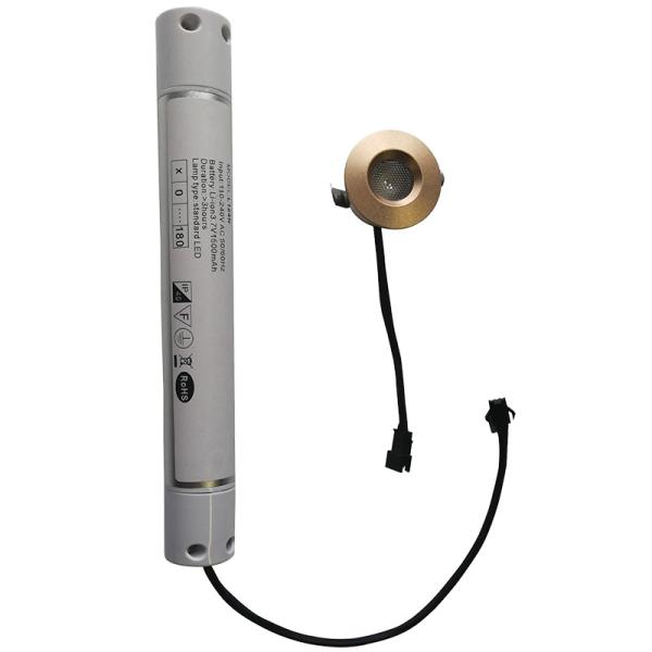 Aluminous Casing 3W Rechargeable Emergency Light IP20 High Brightness