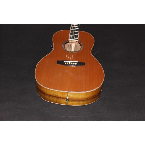 AAAAA all solid OO body guitar custom Solid OO acoustic guitar 14 frets acoustic electric guitar