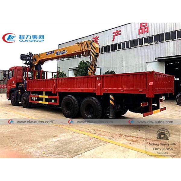 8x4 Dongfeng Kingland Truck Mounted Telescopic Crane With Construction Equipment