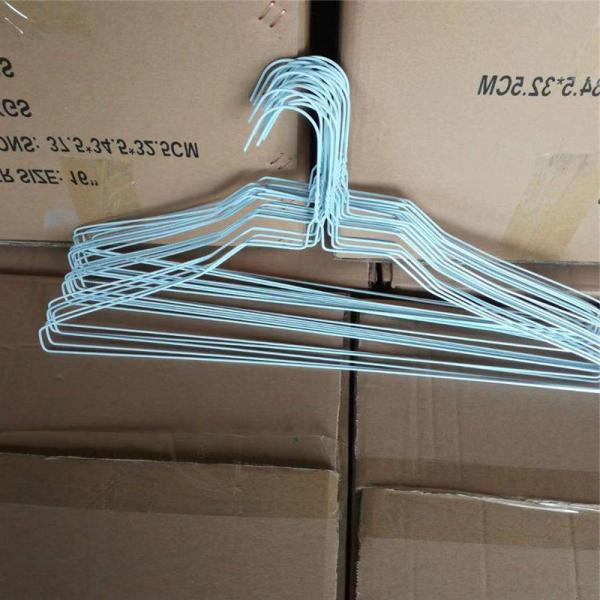 Laundry Factories Clothes Wire Hanger , 18 Inch 1.9 Mm Portable Laundry Hanger