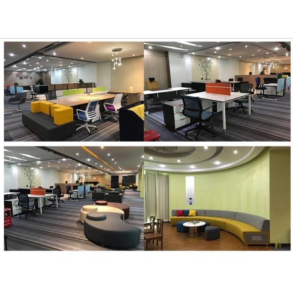 EBUNGE Modern Foldable School Table Standing Office Furniture Conference Room Desk With Four Wheels