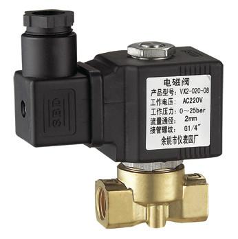 Válvula de solenoide VX2 diminuta de bronze NC normalmente fechado a ação direta 1/8 - 1/4 DC12V 24V
