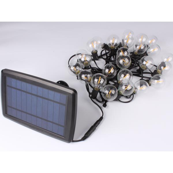 G40 LED Clear Globe Bulbs Solar Led String Fairy Light Outdoor Solar Globe Fairy Light Wedding Garland Lamp