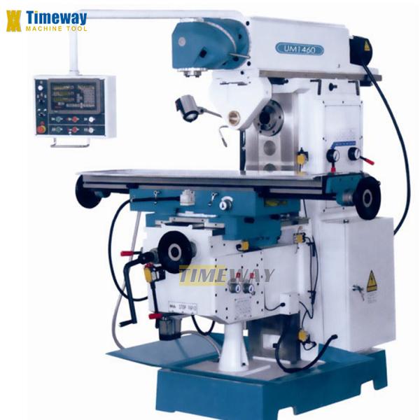Universal Knee Type Milling Machine 2220x1660x2020 Model and Turret Swivel Head Combo